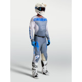 Tenue Alpinestars Racer Amber gris/bleu | Oxmoto