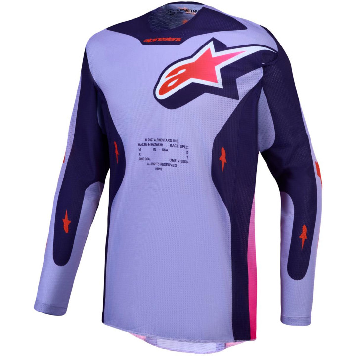 Tenue Alpinestars Racer Air Hunt violet/rose | Oxmoto
