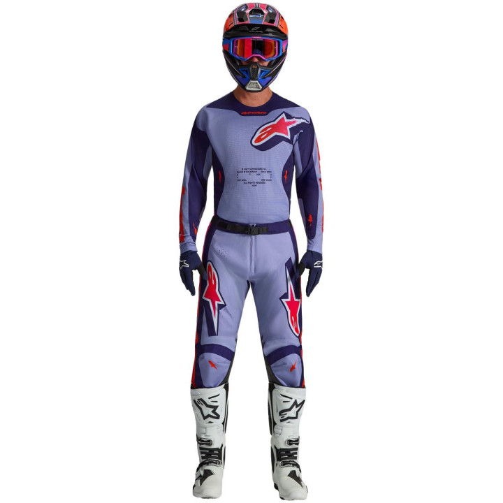Tenue Alpinestars Racer Air Hunt violet/rose | Oxmoto