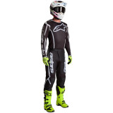 Tenue Alpinestars Fluid Apex V2 noir/argent | Oxmoto