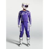 Tenue Alpinestars Fluid Apex V2 bleu/blanc | Oxmoto