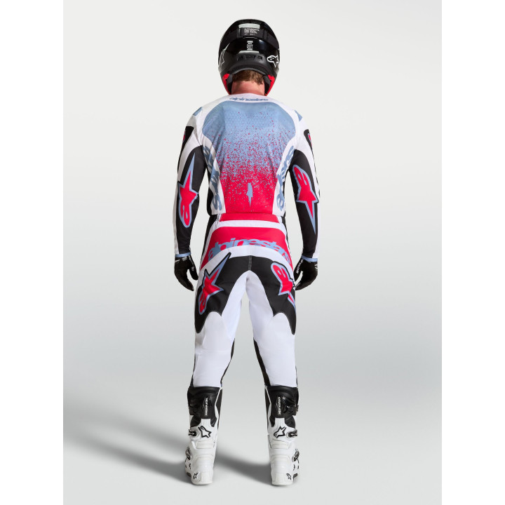 Tenue Alpinestars Fluid Drag noir/blanc | Oxmoto