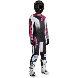Tenue Alpinestars Fluid Drag noir/blanc | Oxmoto