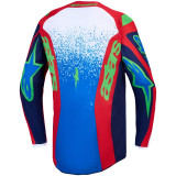 Tenue Alpinestars Fluid Drag bleu/rouge | Oxmoto