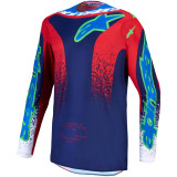 Tenue Alpinestars Fluid Drag bleu/rouge | Oxmoto