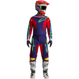 Tenue Alpinestars Fluid Drag bleu/rouge | Oxmoto