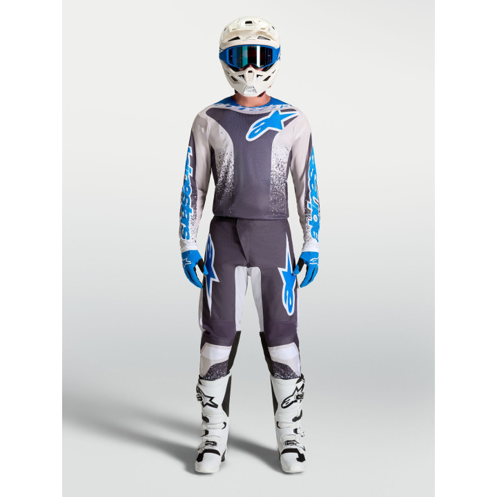 Tenue Alpinestars Fluid Drag gris/bleu | Oxmoto