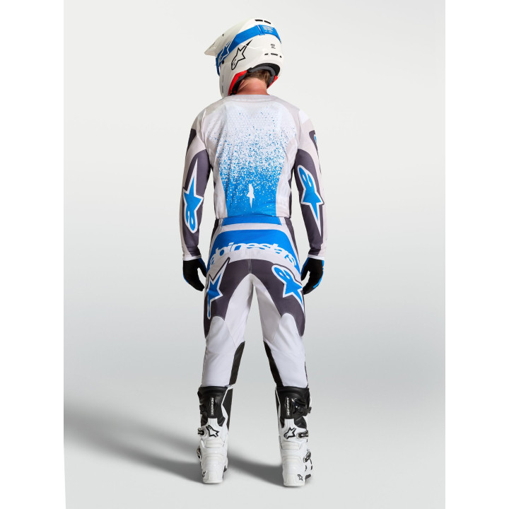 Tenue Alpinestars Fluid Drag gris/bleu | Oxmoto