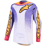 Tenue Alpinestars Fluid Drag blanc/bleu | Oxmoto
