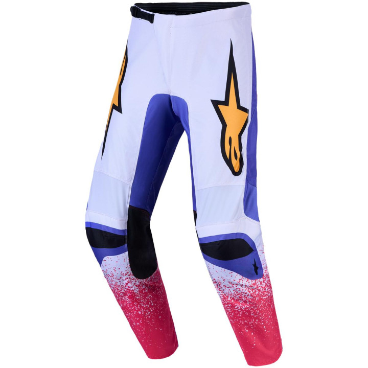 Tenue Alpinestars Fluid Drag blanc/bleu | Oxmoto