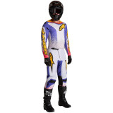 Tenue Alpinestars Fluid Drag blanc/bleu | Oxmoto
