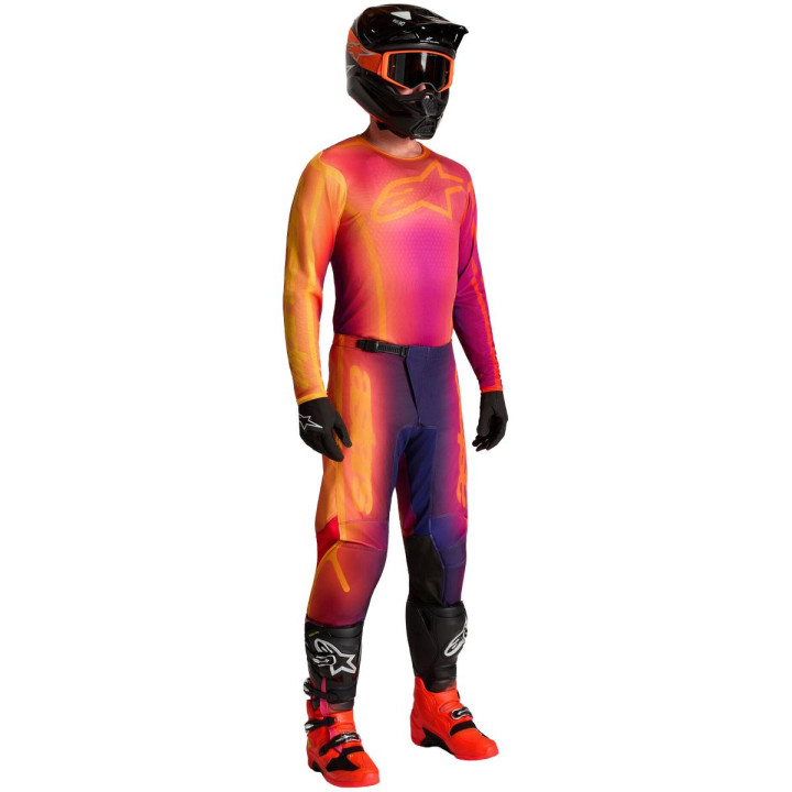 Tenue Alpinestars Fluid Kepler orange | Oxmoto