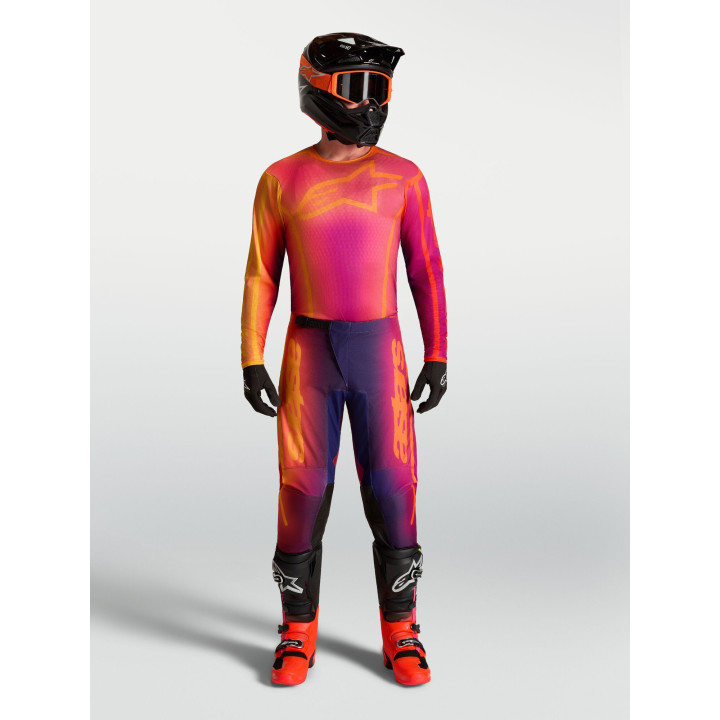 Tenue Alpinestars Fluid Kepler orange | Oxmoto