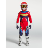 Tenue Alpinestars Enfant Supertech Dyna rouge/blanc | Oxmoto
