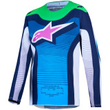 Tenue Alpinestars Enfant Supertech Maven blanc/bleu | Oxmoto