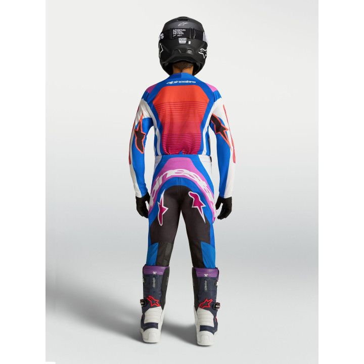 Tenue Alpinestars Enfant Supertech Maven blanc/corail