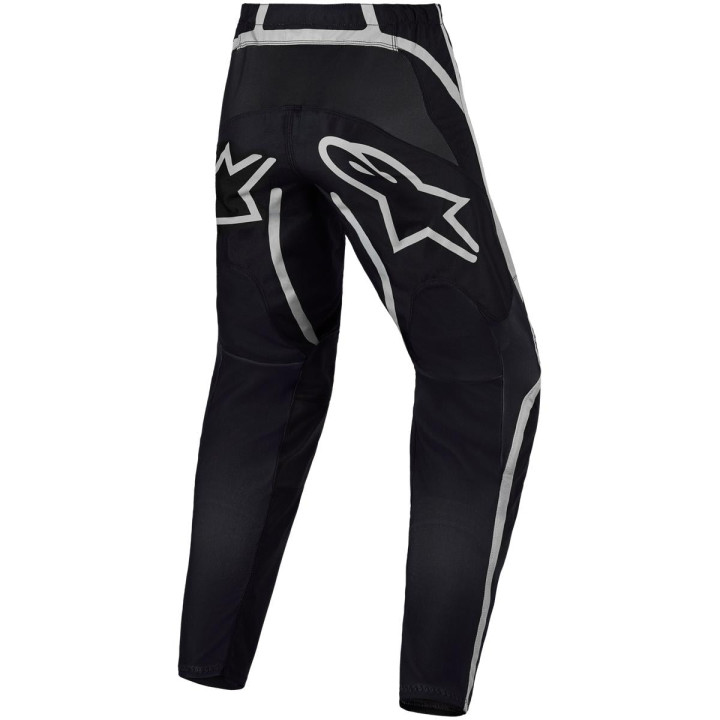 Tenue Alpinestars Enfant Fluid Apex V2 noir/argent | Oxmoto