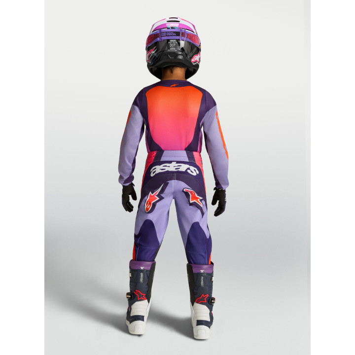 Tenue Alpinestars Enfant Fluid Hunt violet/rose | Oxmoto