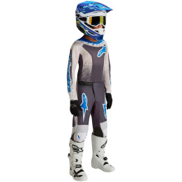 Tenue Alpinestars Enfant Fluid Drag gris/bleu | Oxmoto