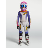 Tenue Alpinestars Enfant Fluid Drag blanc/bleu | Oxmoto