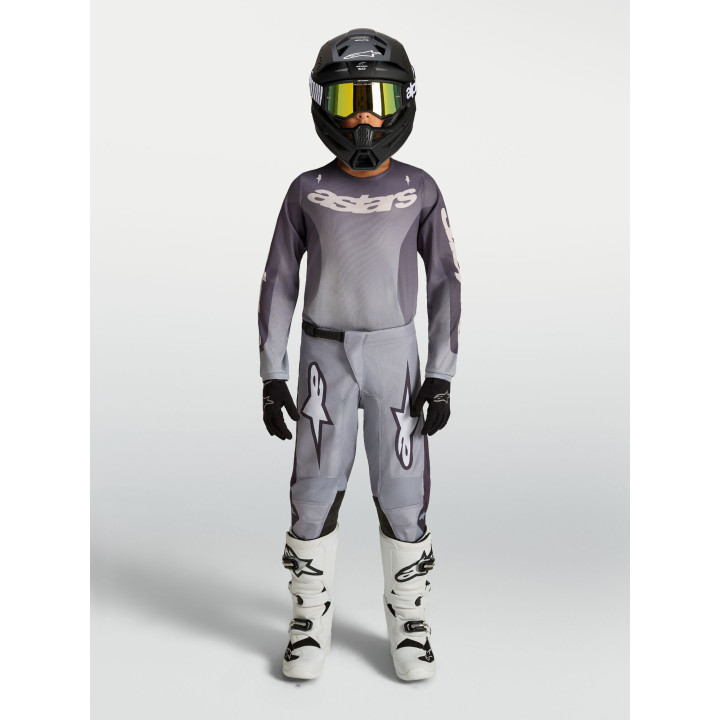 Tenue Alpinestars Enfant Fluid Amber gris | Oxmoto