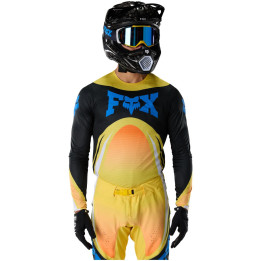 Tenue FOX Flexair Arc jaune | Oxmoto