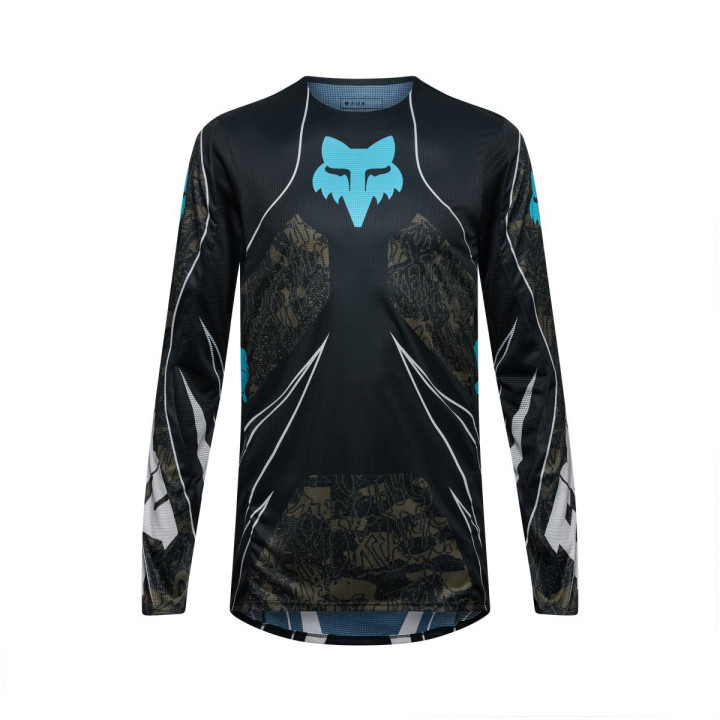 Tenue FOX Flexair Apex noir | Oxmoto
