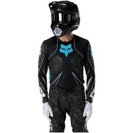Tenue FOX Flexair Apex noir | Oxmoto