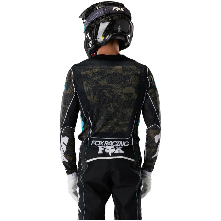 Tenue FOX Flexair Apex noir | Oxmoto