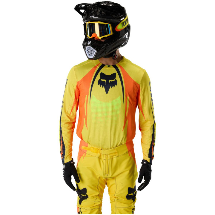 Tenue FOX 360 Temper jaune | Oxmoto