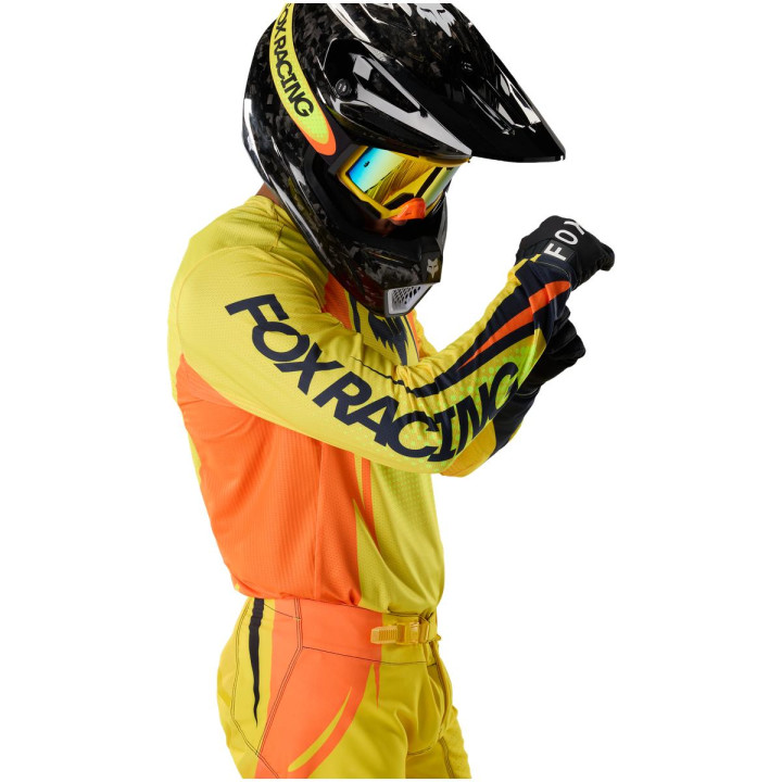 Tenue FOX 360 Temper jaune | Oxmoto