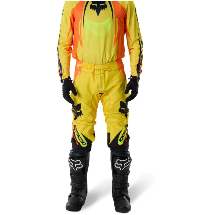 Tenue FOX 360 Temper jaune | Oxmoto