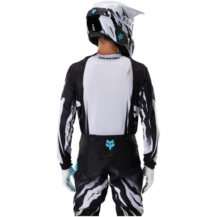 Tenue FOX 360 Clutch blanc/noir | Oxmoto