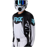 Tenue FOX 360 Clutch blanc/noir | Oxmoto