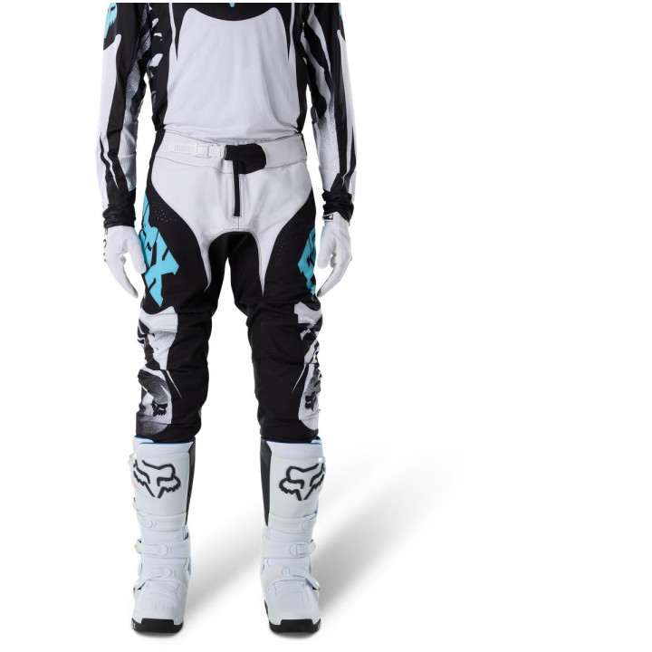 Tenue FOX 360 Clutch blanc/noir | Oxmoto
