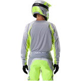 Tenue FOX 180 Frame gris/jaune | Oxmoto