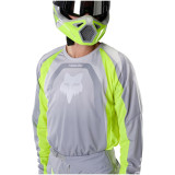 Tenue FOX 180 Frame gris/jaune | Oxmoto
