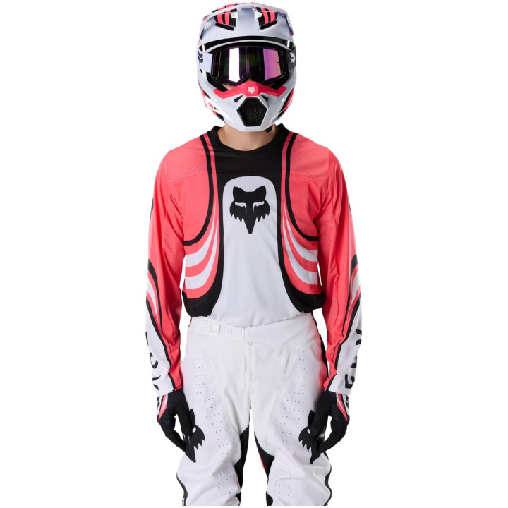 Tenue FOX 180 Draft blanc | Oxmoto
