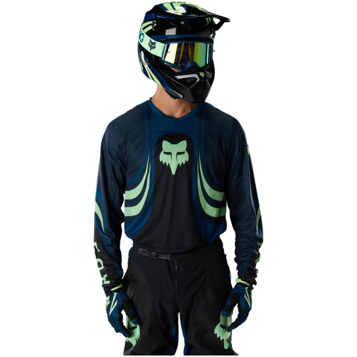 Tenue FOX 180 Draft noir | Oxmoto