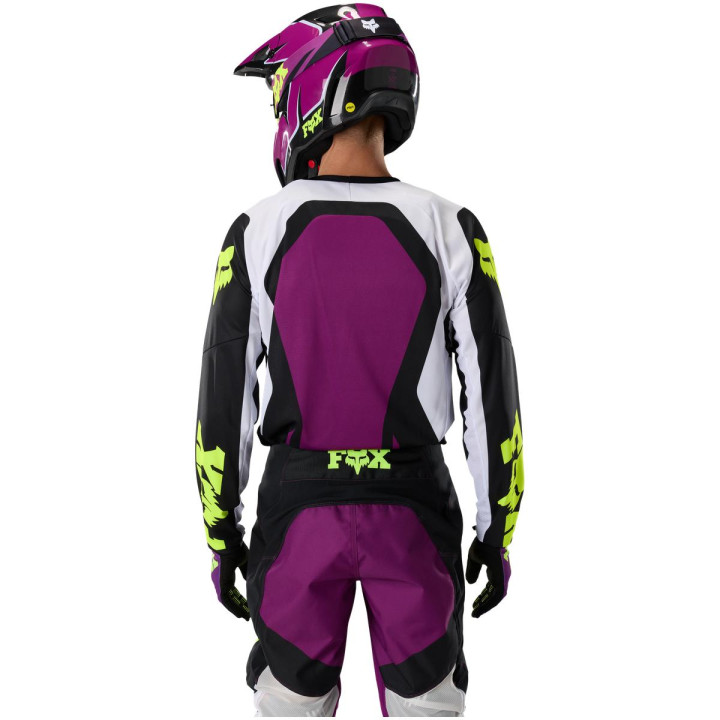 Tenue FOX 180 Raid violet | Oxmoto
