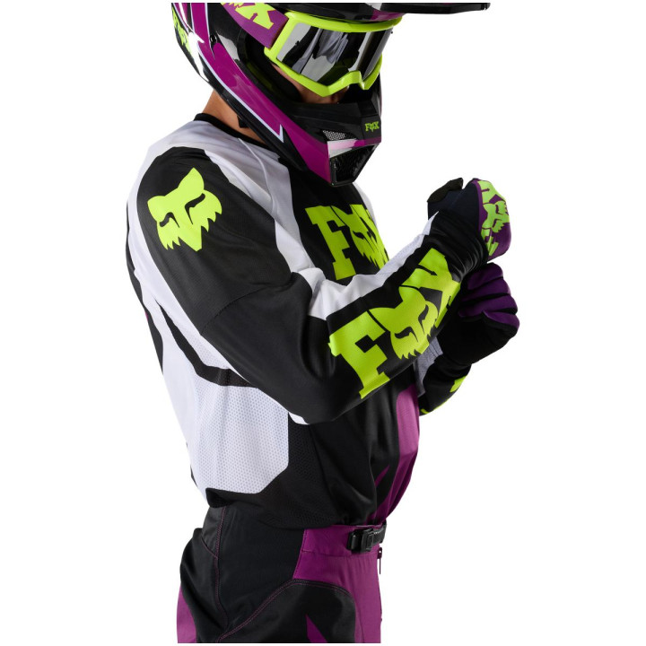 Tenue FOX 180 Raid violet | Oxmoto