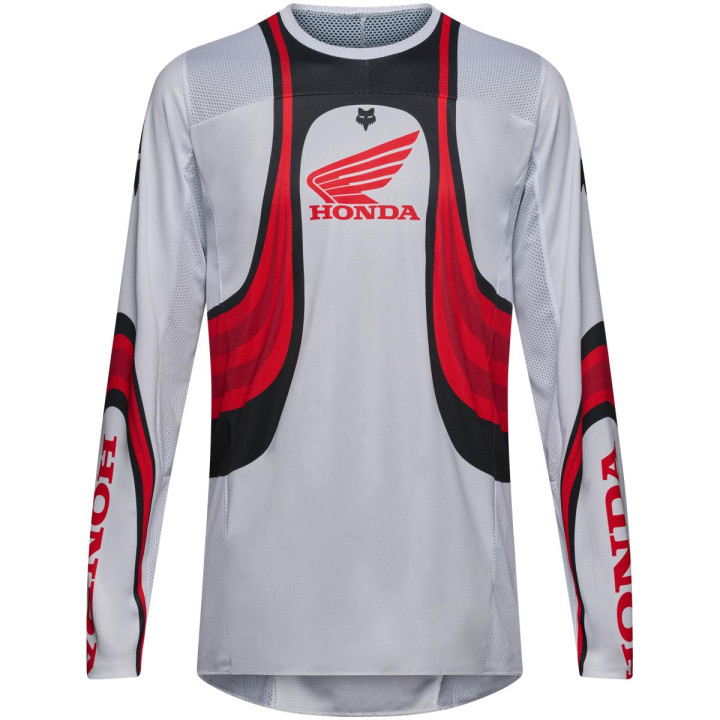 Tenue FOX 180 Honda blanc/rouge | Oxmoto