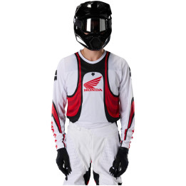 Tenue FOX 180 Honda blanc/rouge | Oxmoto