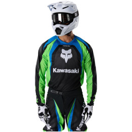 Tenue FOX 180 Kawasaki noir | Oxmoto