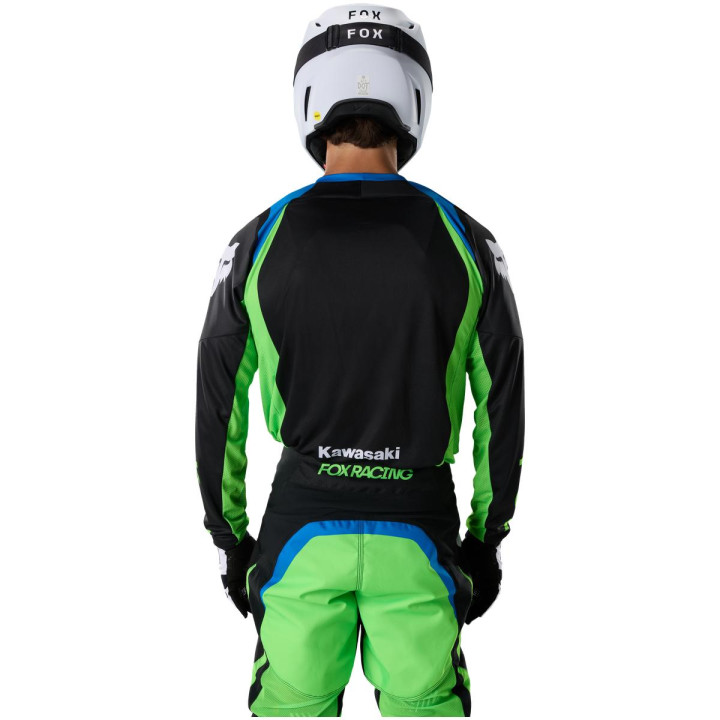 Tenue FOX 180 Kawasaki noir | Oxmoto