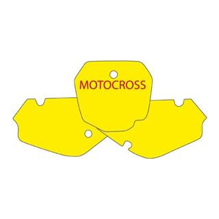Fonds de plaque Blackbird bleu Suzuki rm85 | Oxmoto