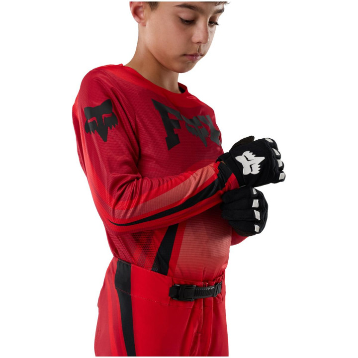 Tenue enfant FOX Flexair Arc rouge | Oxmoto