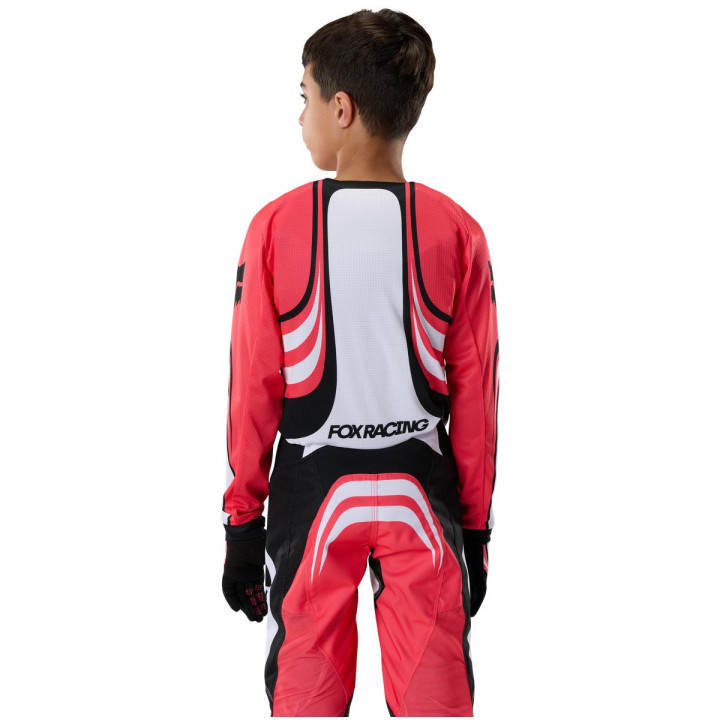 Tenue enfant FOX 180 Draft blanc | Oxmoto