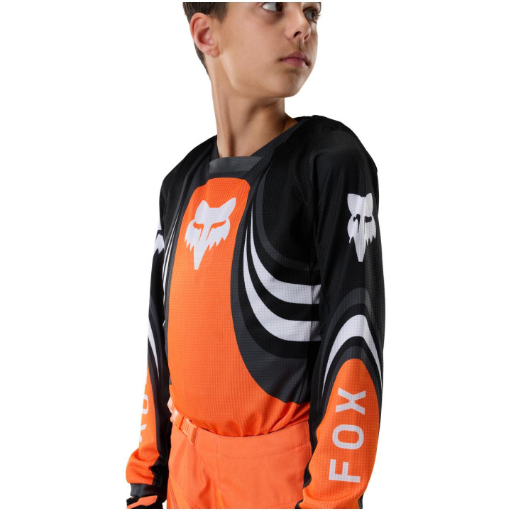 Tenue enfant FOX 180 Draft orange | Oxmoto