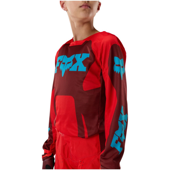 Tenue enfant FOX 180 Raid rouge | Oxmoto